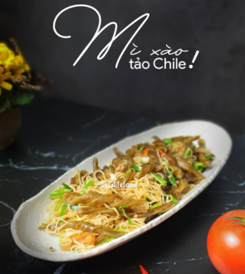 mỳ xào tảo biển Chile