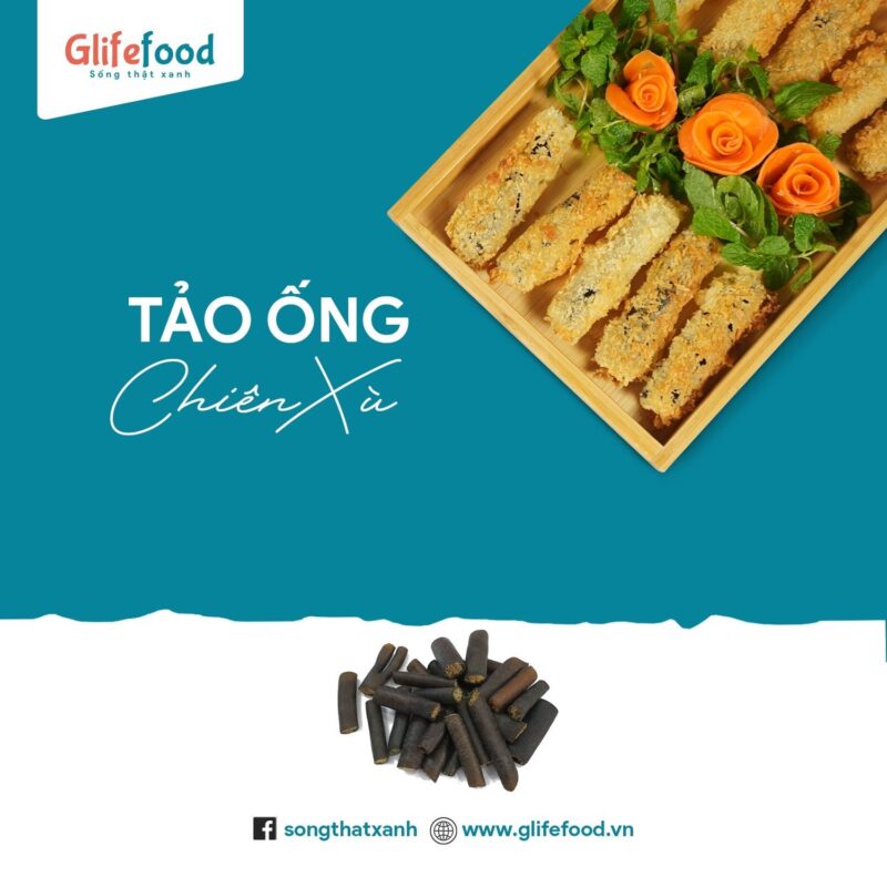 Tảo ống Chile chiên xù dành cho tín đồ thích đồ chiên xù ạ.