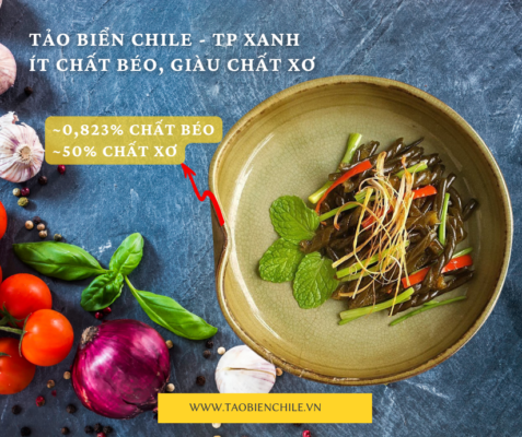 Tảo ít chất béo giàu chất xơ
