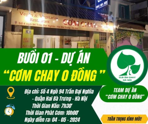 cơm chay 0 đồng Hn